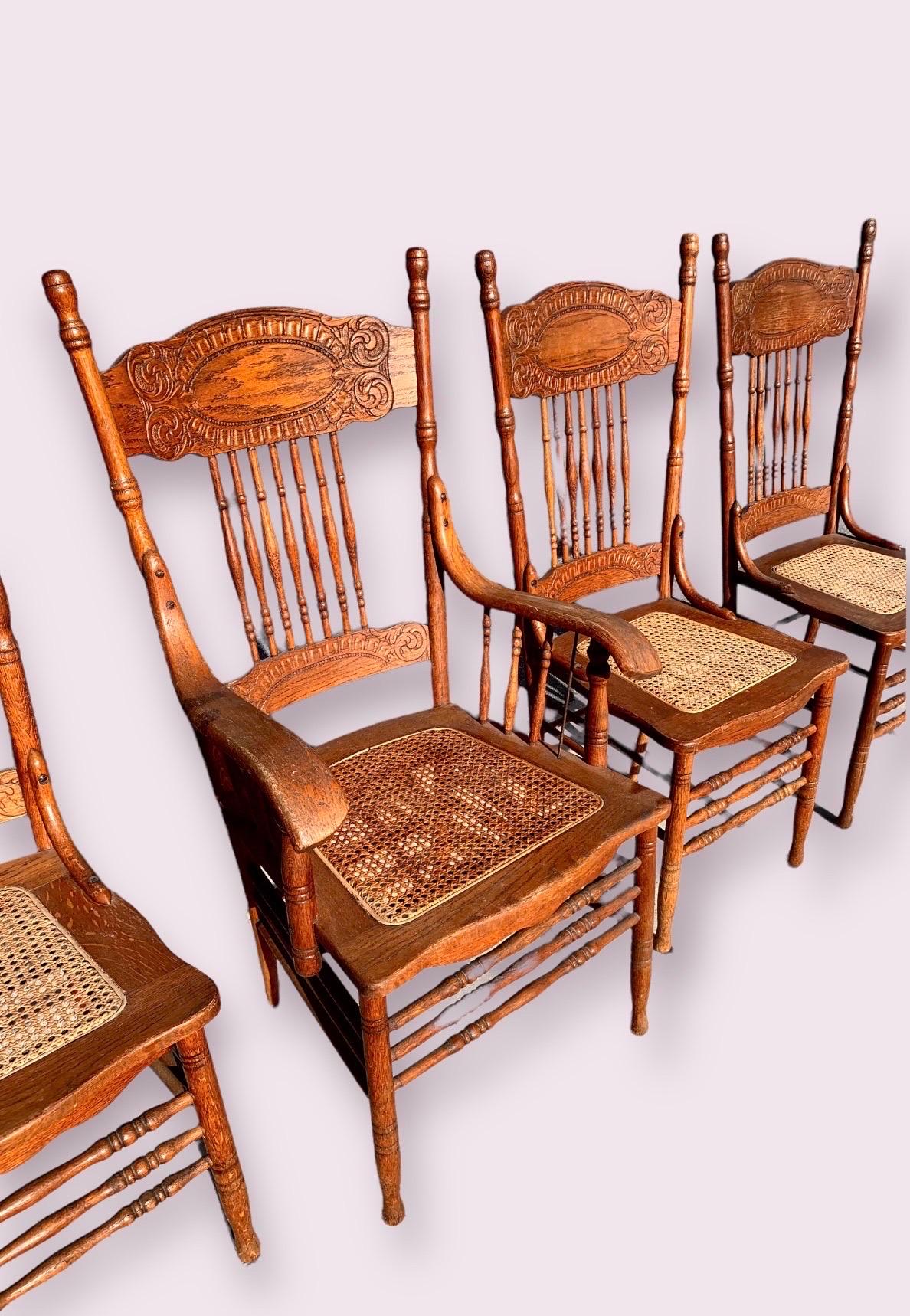 red oak chairs