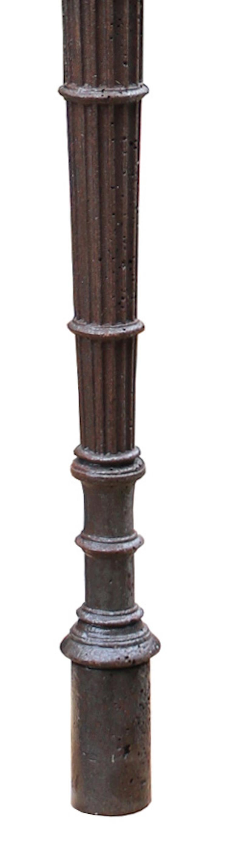 Set of Six Antique Cast Iron Table Legs In Good Condition In Wormelow, Herefordshire