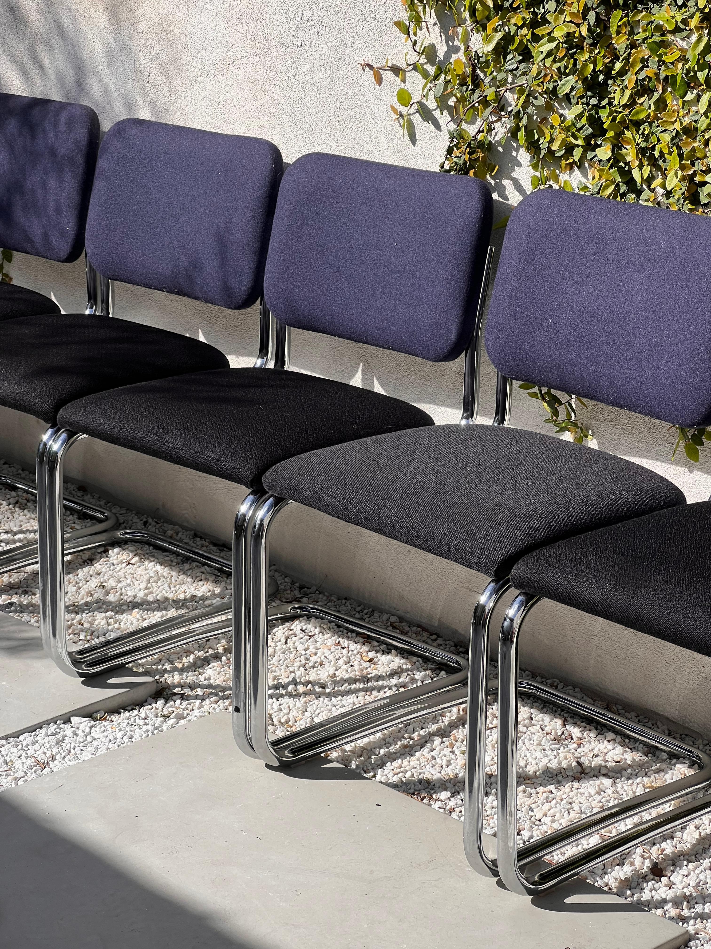 A set of six Cesca 51C dining chairs by Marcel Breuer for Knoll, 20th century 7
