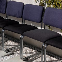 A set of six Cesca 51C dining chairs by Marcel Breuer for Knoll, 20th century