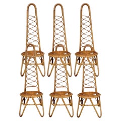 Set of Six Chairs, Italy circa 1960
