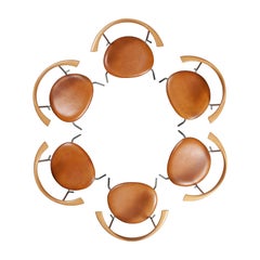 Set of Six Danish Dining Chairs Designed by Hans Wegner