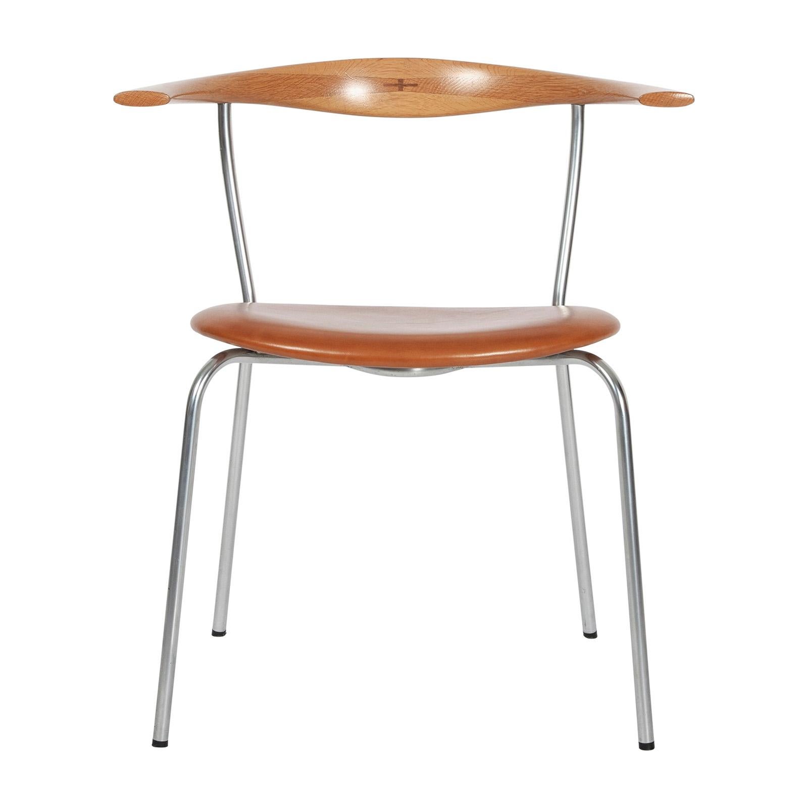 Scandinavian Modern Set of Six Danish Dining Chairs Designed by Hans Wegner For Sale