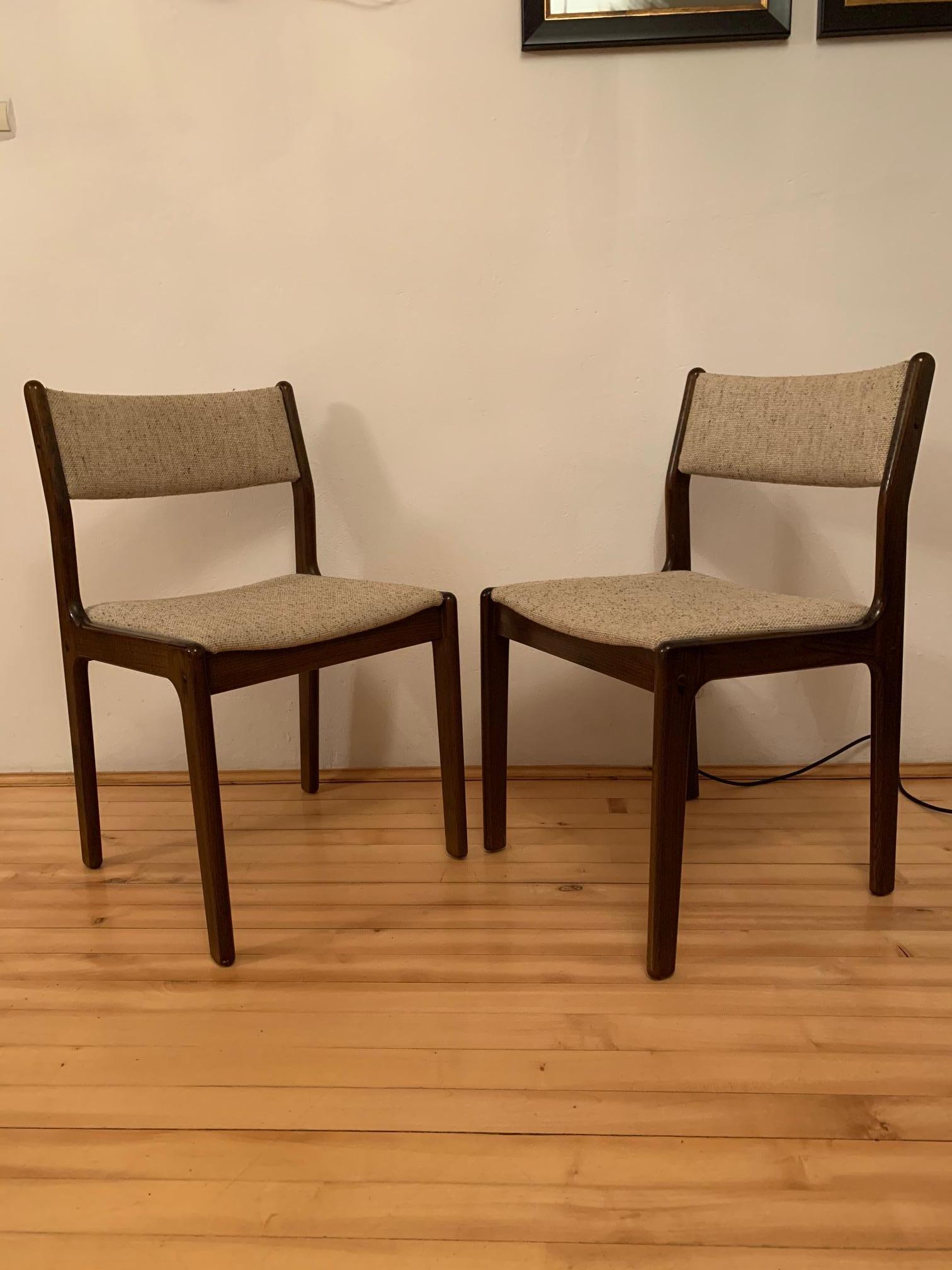 Set of Six Designer Chairs Erik Buch, Findahl’s Møbelfabrik, Denmark, 1960s In Good Condition For Sale In Mazowieckie, PL
