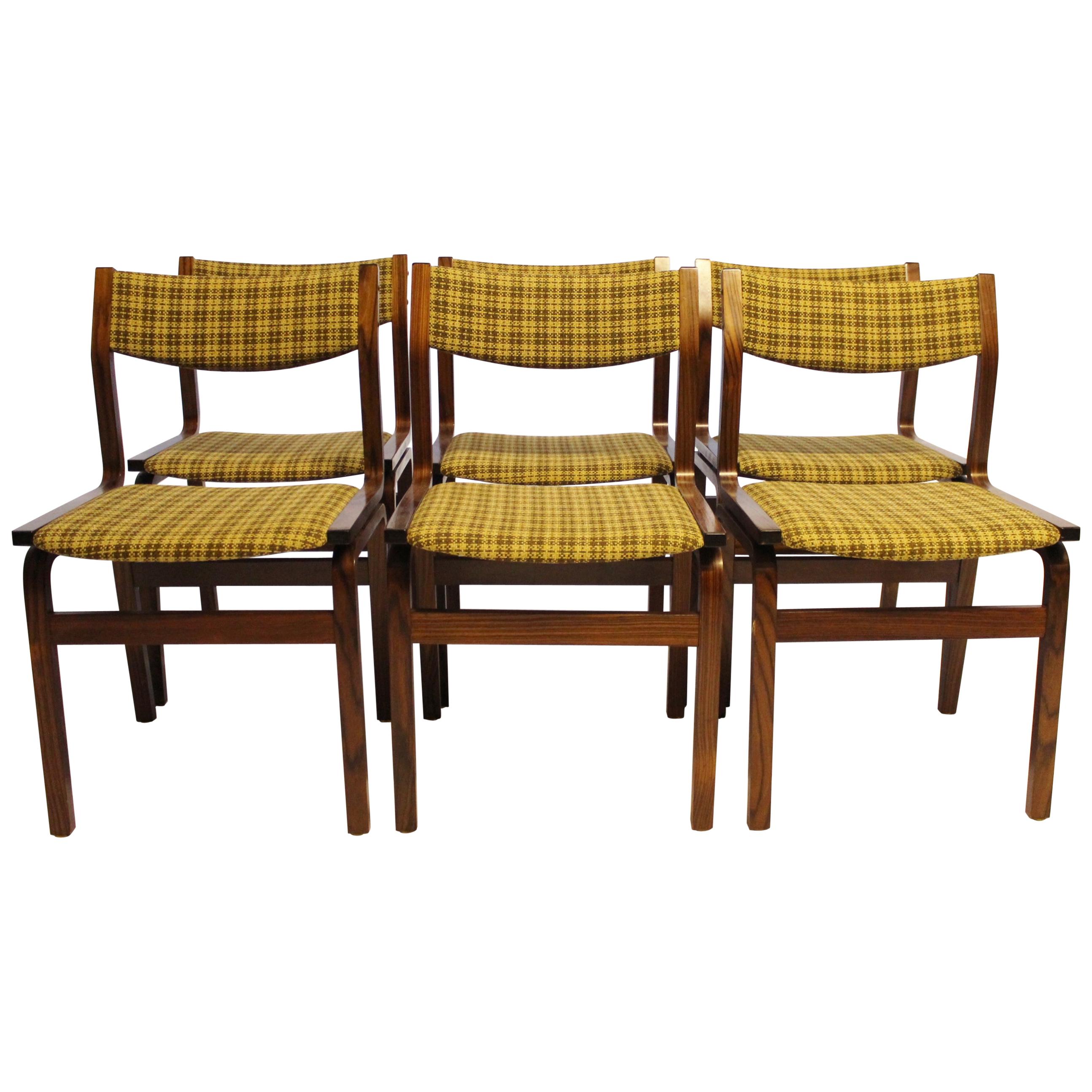 Six Danish Rosewood Dining Chairs at 1stDibs