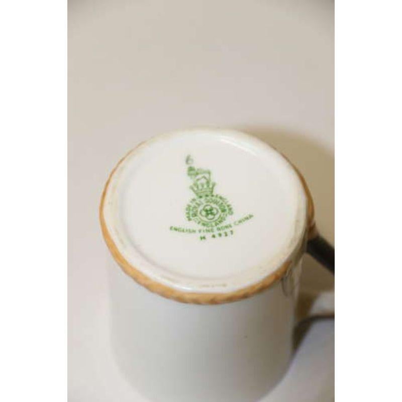 Ensemble de six tasses à café et soucoupes en forme de renard anglais de Royal Doulton, vers 1950 en vente 4