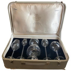 Set of Six Glass Snifters by Chocolaty Frantisek, Chezch Republic