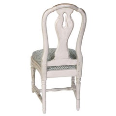 A Set of Six Gustavian Dining Chairs