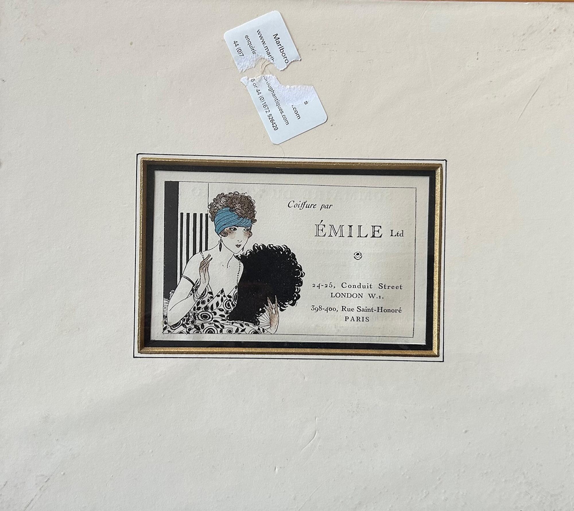 Paper A Set of Six Highly Decorative Art Deco French Advertising Prints For Sale