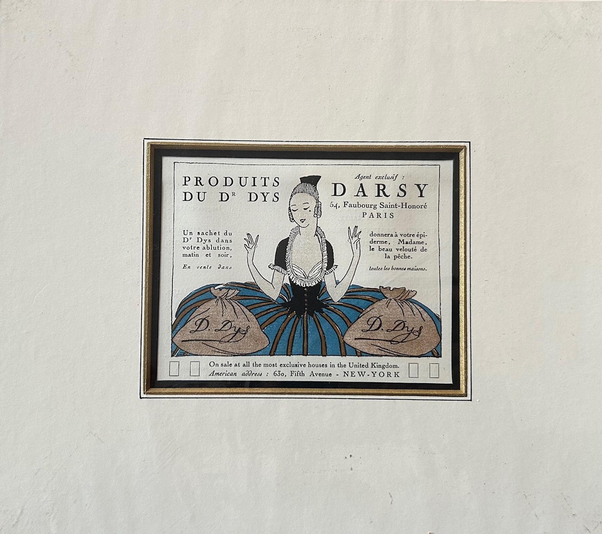 A Set of Six Highly Decorative Art Deco French Advertising Prints For Sale 1