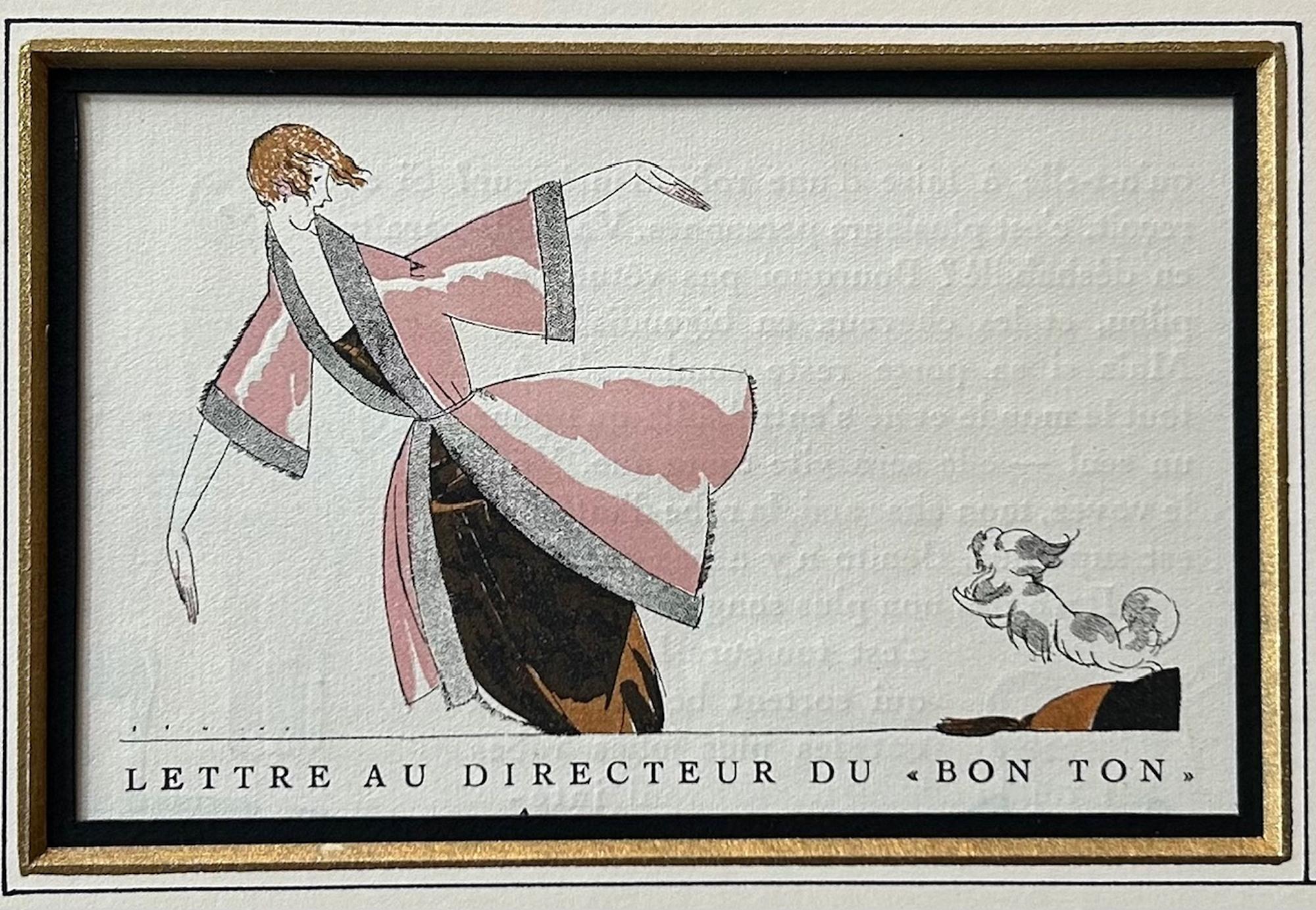 A Set of Six Highly Decorative Art Deco French Advertising Prints For Sale 2
