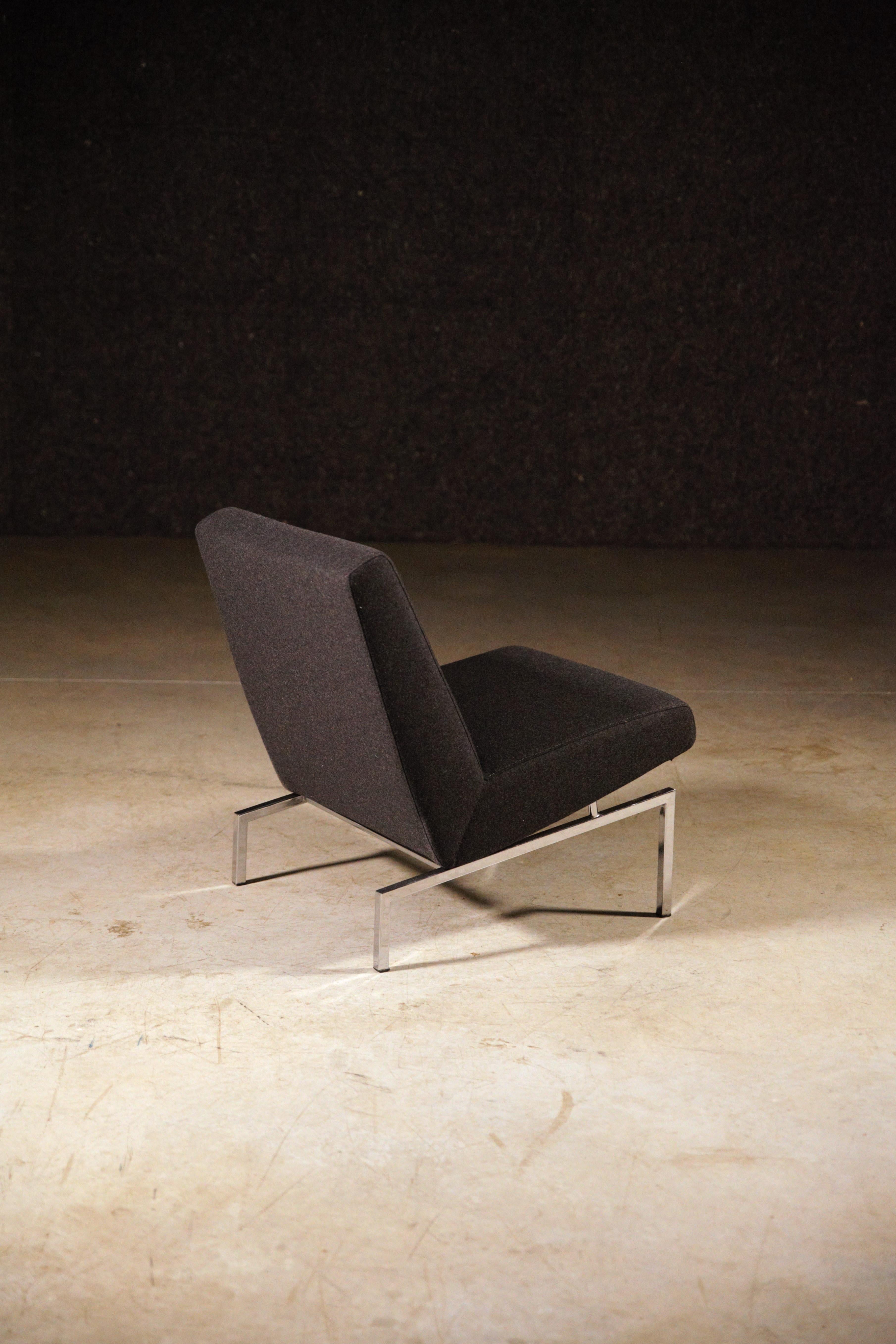 Sechs modulare Steiner Lounge-Stühle von Joseph-André Motte Frankreich 1960er Jahre im Zustand „Gut“ im Angebot in HYÈRES, FR