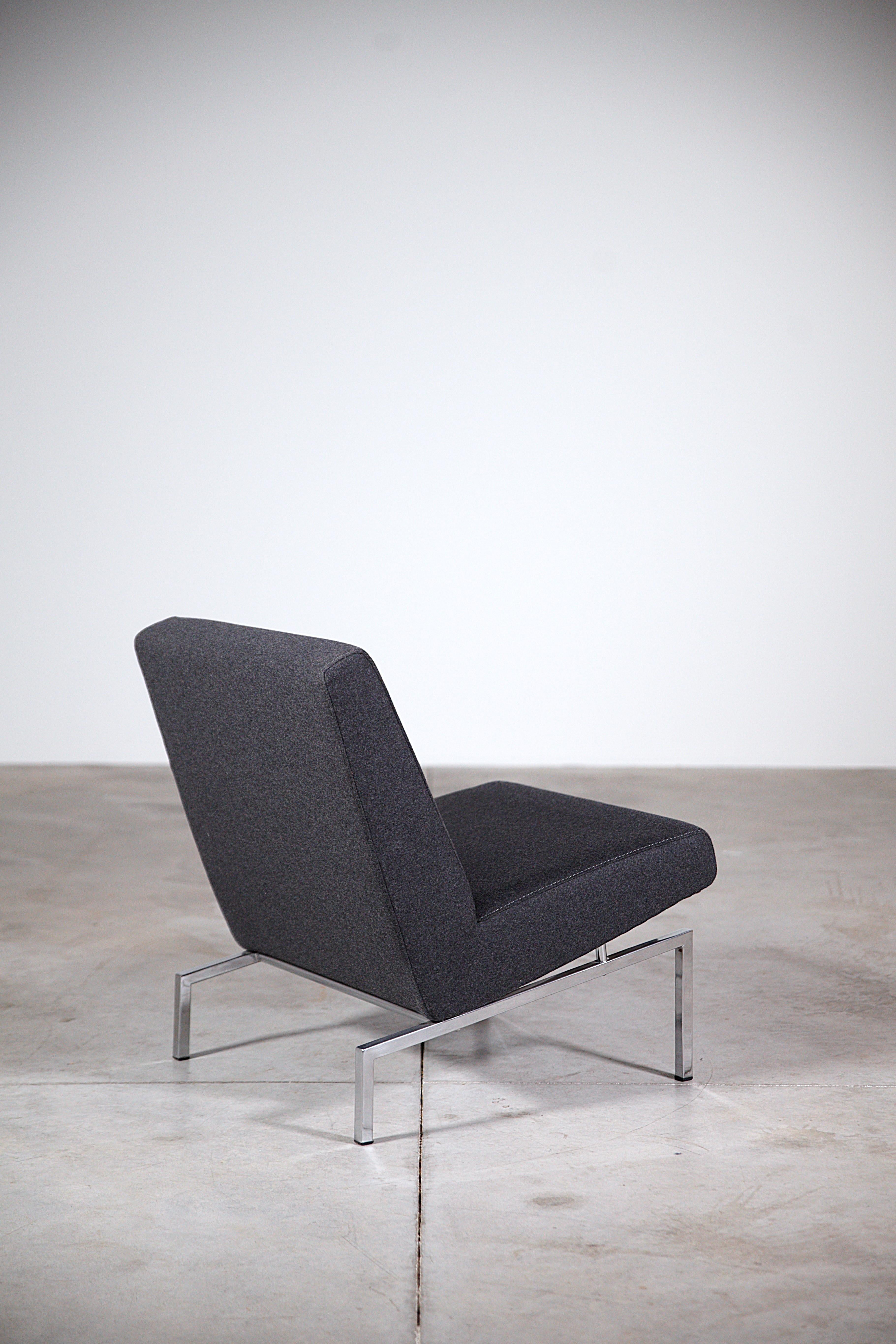 Milieu du XXe siècle Ensemble de six fauteuils modulaires Steiner de Joseph-André Motte France années 1960 en vente