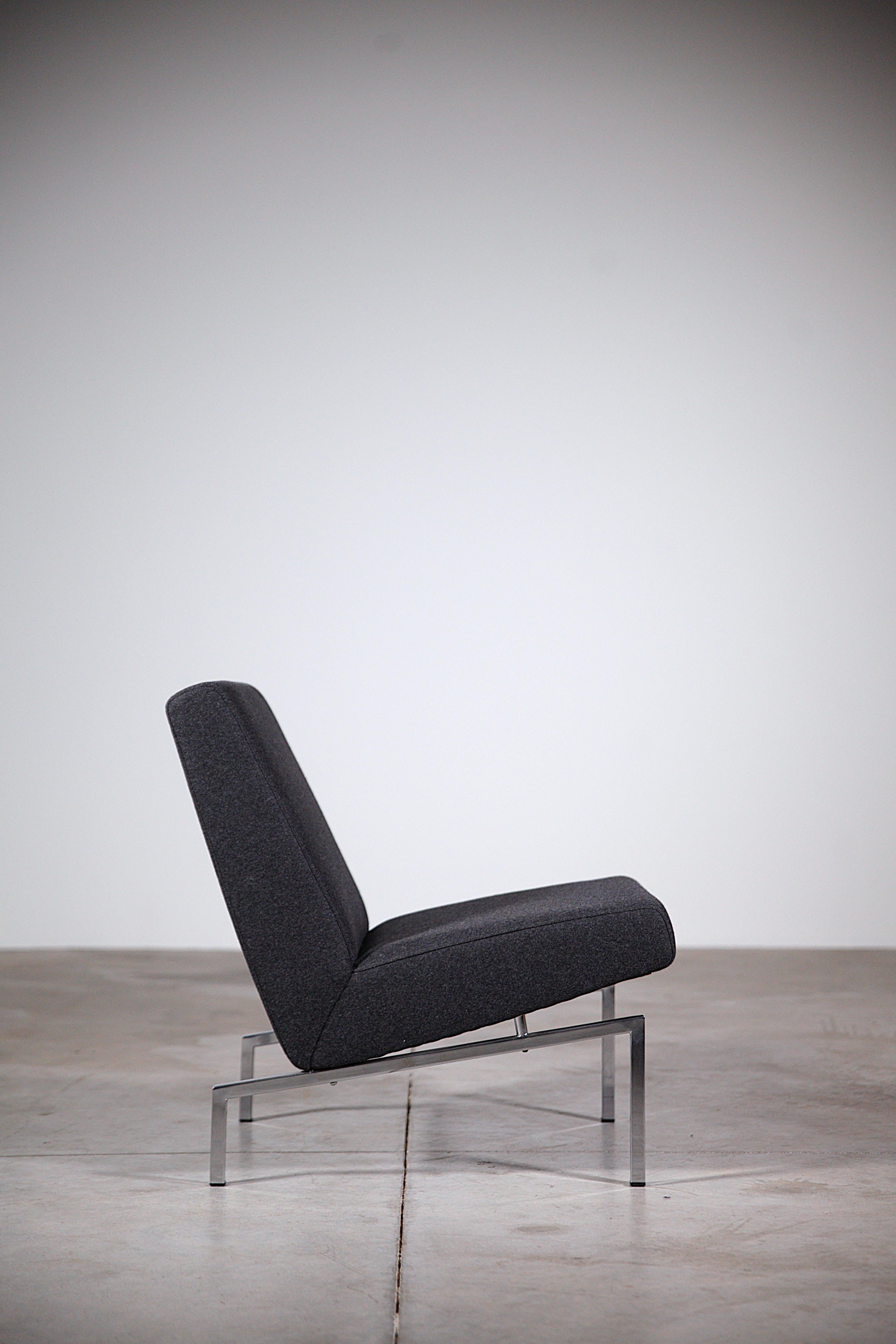 Métal Ensemble de six fauteuils modulaires Steiner de Joseph-André Motte France années 1960 en vente