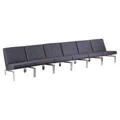 Sechs modulare Steiner Lounge-Stühle von Joseph-André Motte Frankreich 1960er Jahre