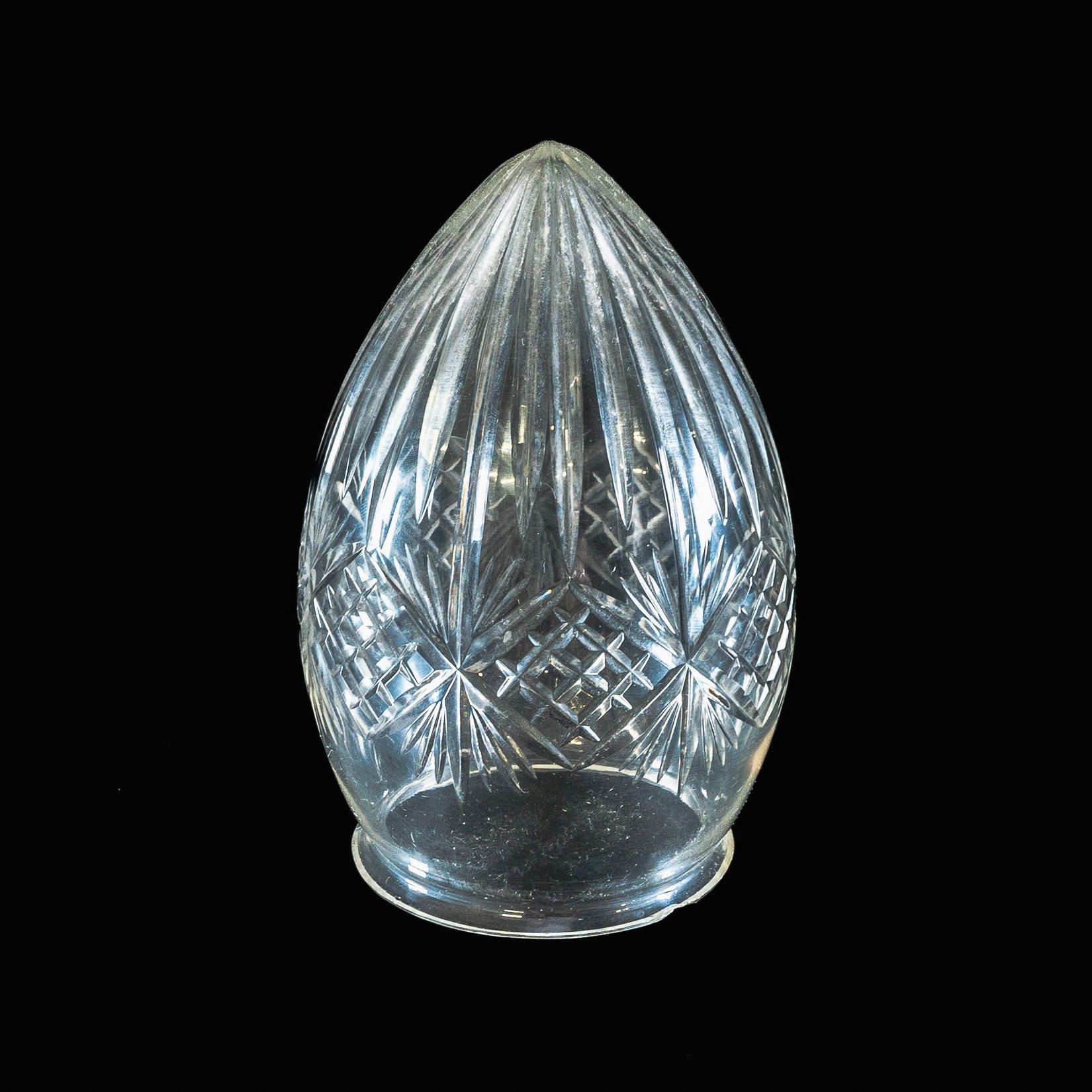 Ein Satz von sechs Ananas-Glasschirmen mit kompliziertem Design im Angebot 7