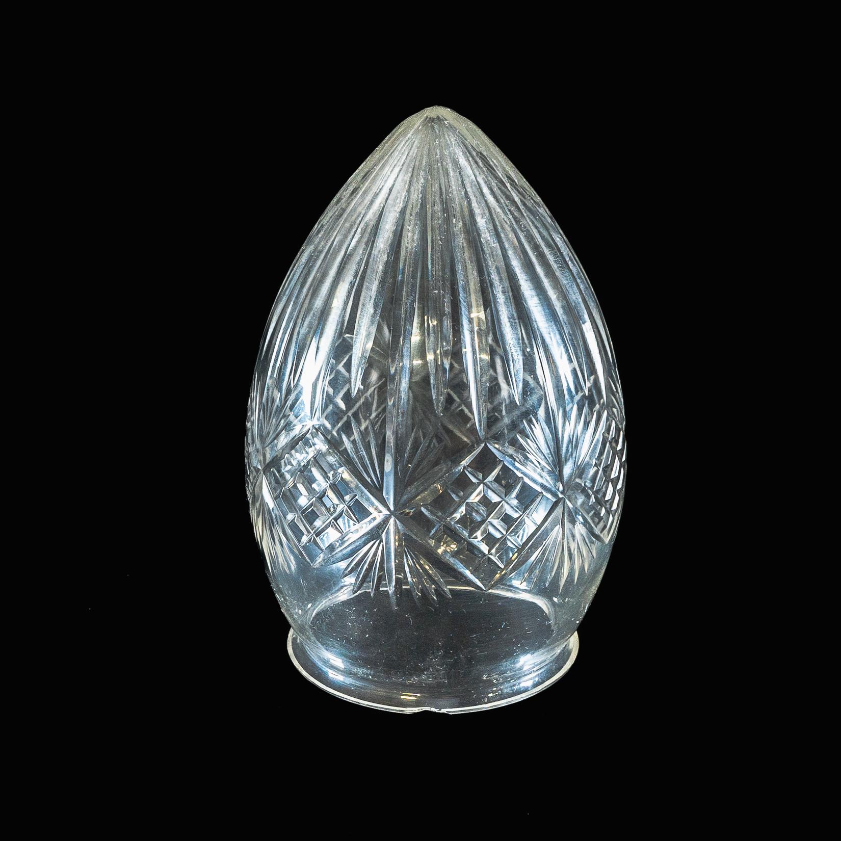 Ein Satz von sechs Ananas-Glasschirmen mit kompliziertem Design im Angebot 8