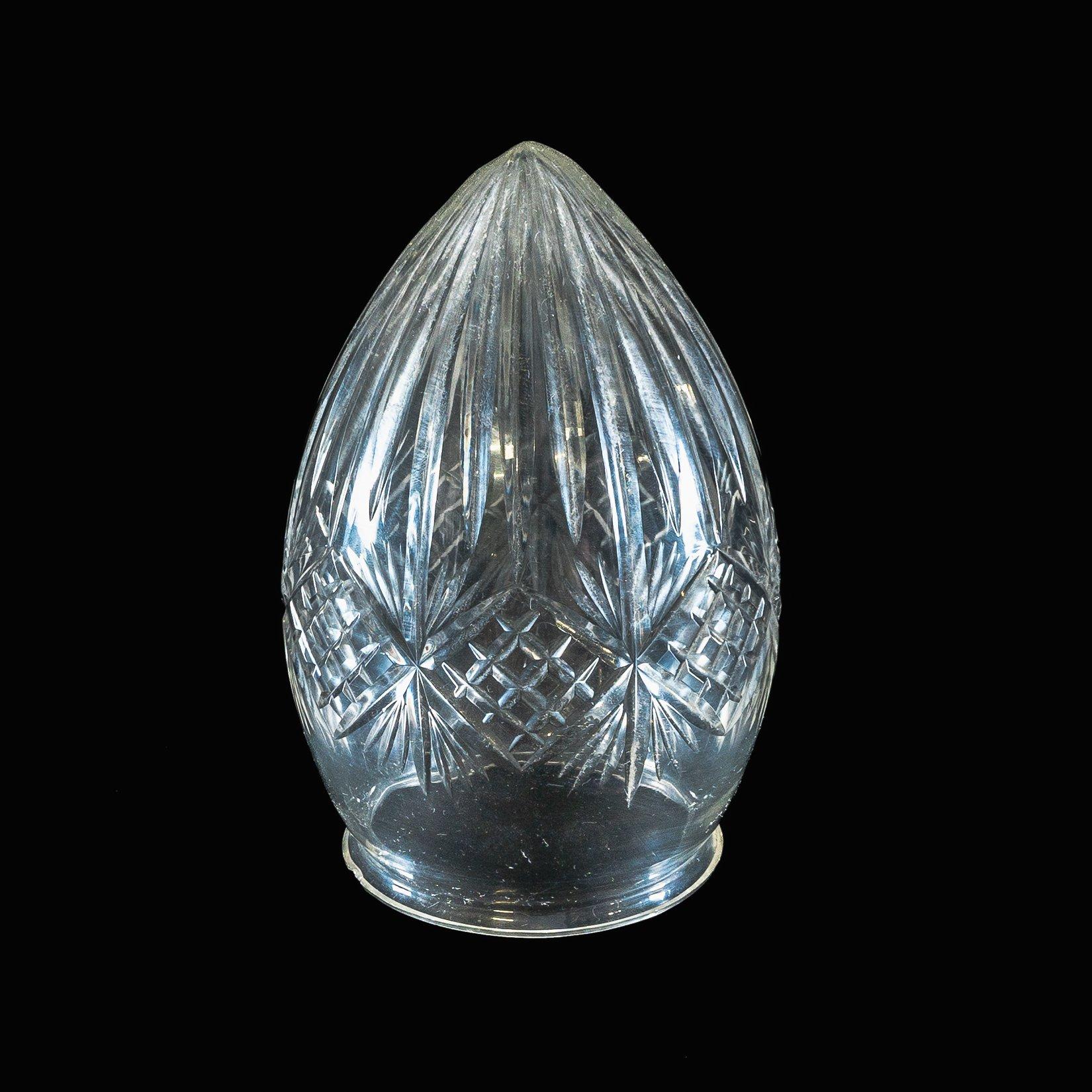 Ein Satz von sechs Ananas-Glasschirmen mit kompliziertem Design im Angebot 9