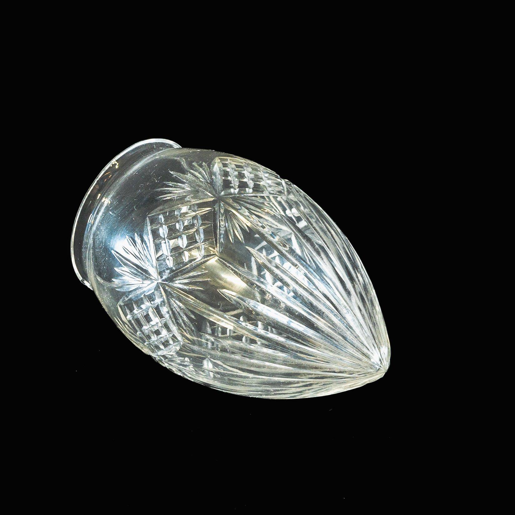 Ein Satz von sechs Ananas-Glasschirmen mit kompliziertem Design im Angebot 13