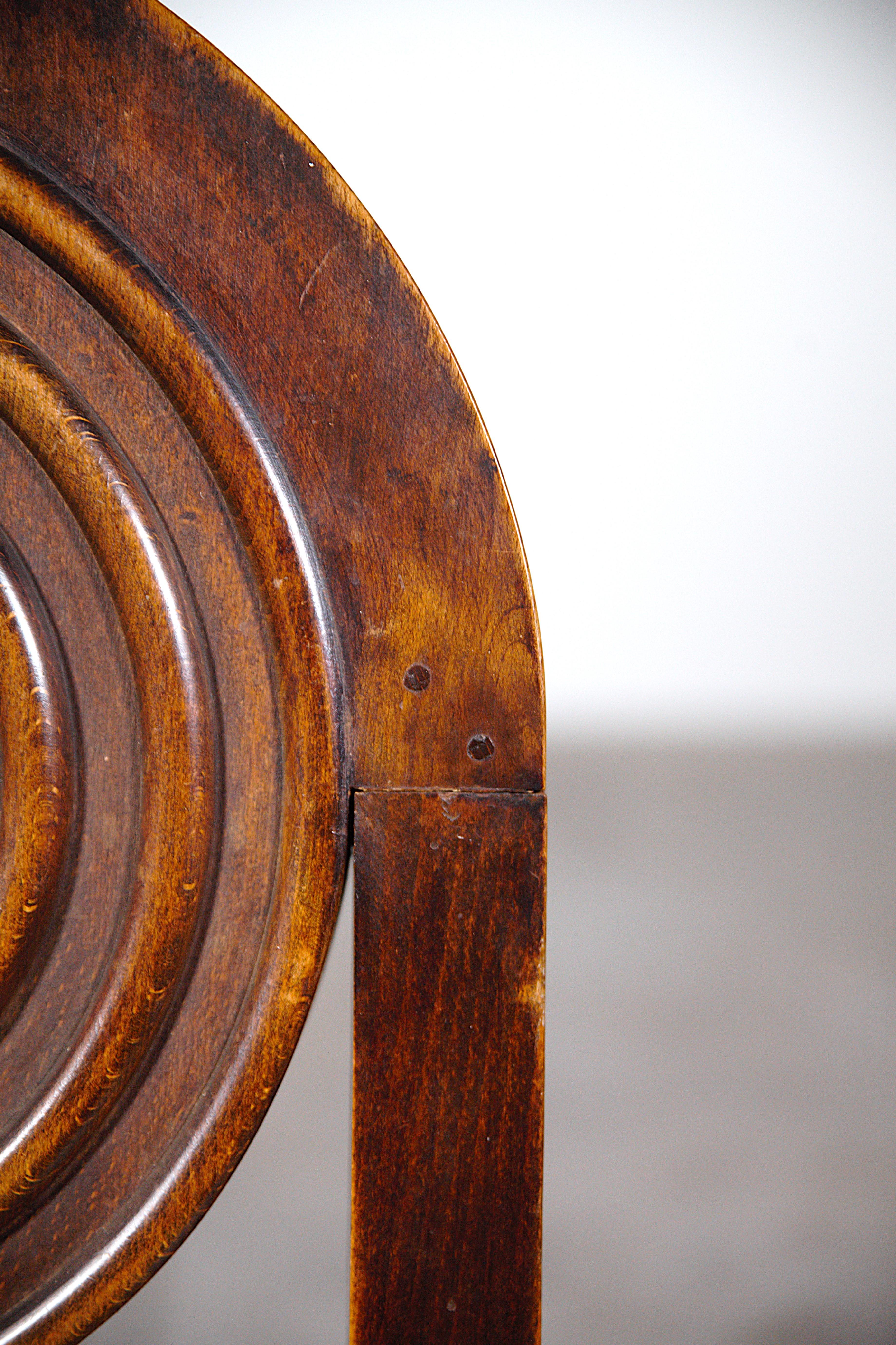 A Set of Six Regionalist Chairs by Benjamin Gomez France 1940s 7