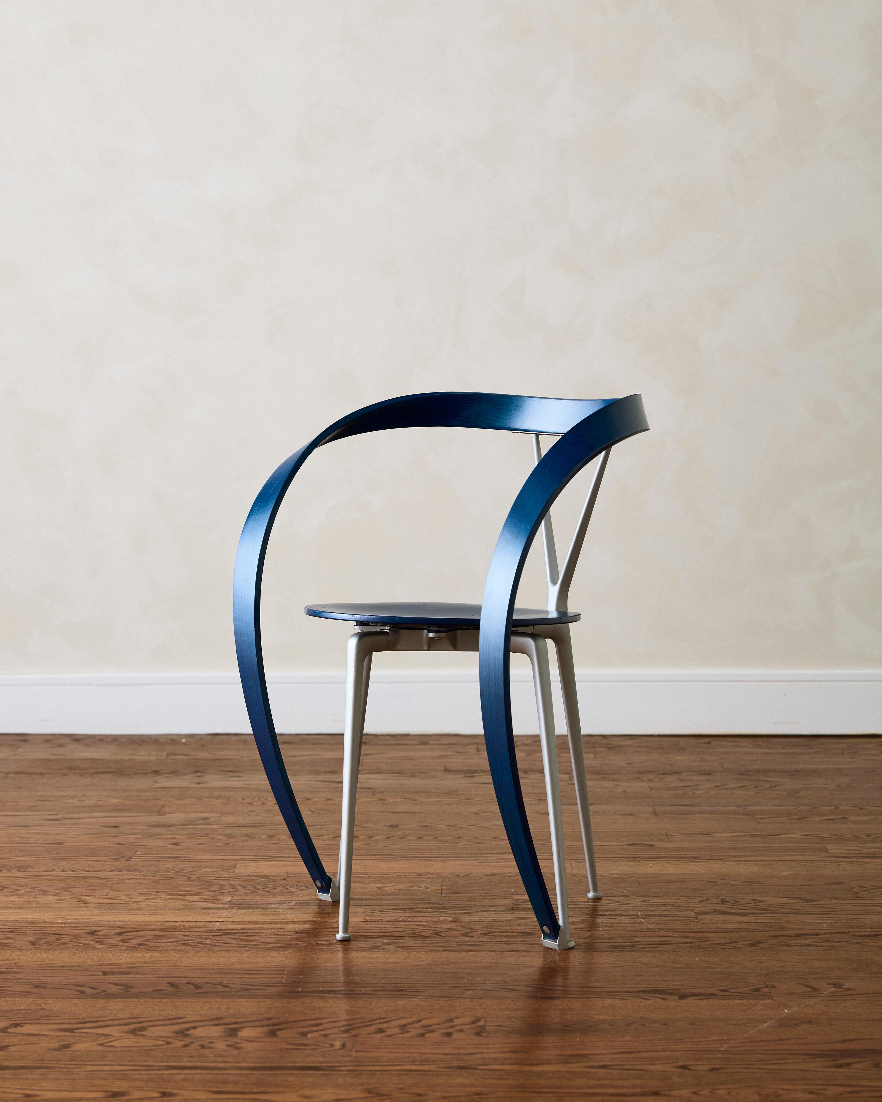 Mid-Century Modern A Set of Three 'Revers' Dining Chairs by Andrea Branzi