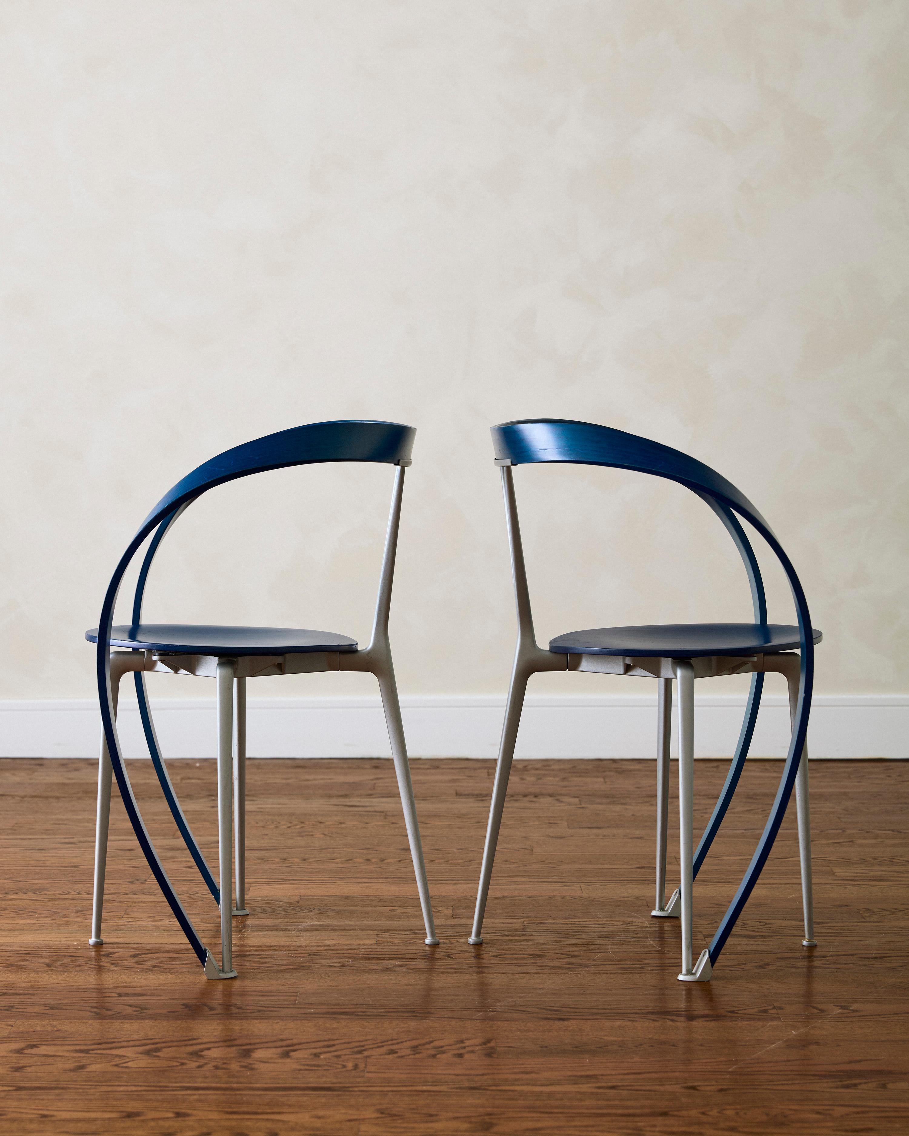 A Set of Three 'Revers' Dining Chairs by Andrea Branzi In Good Condition In New York, NY