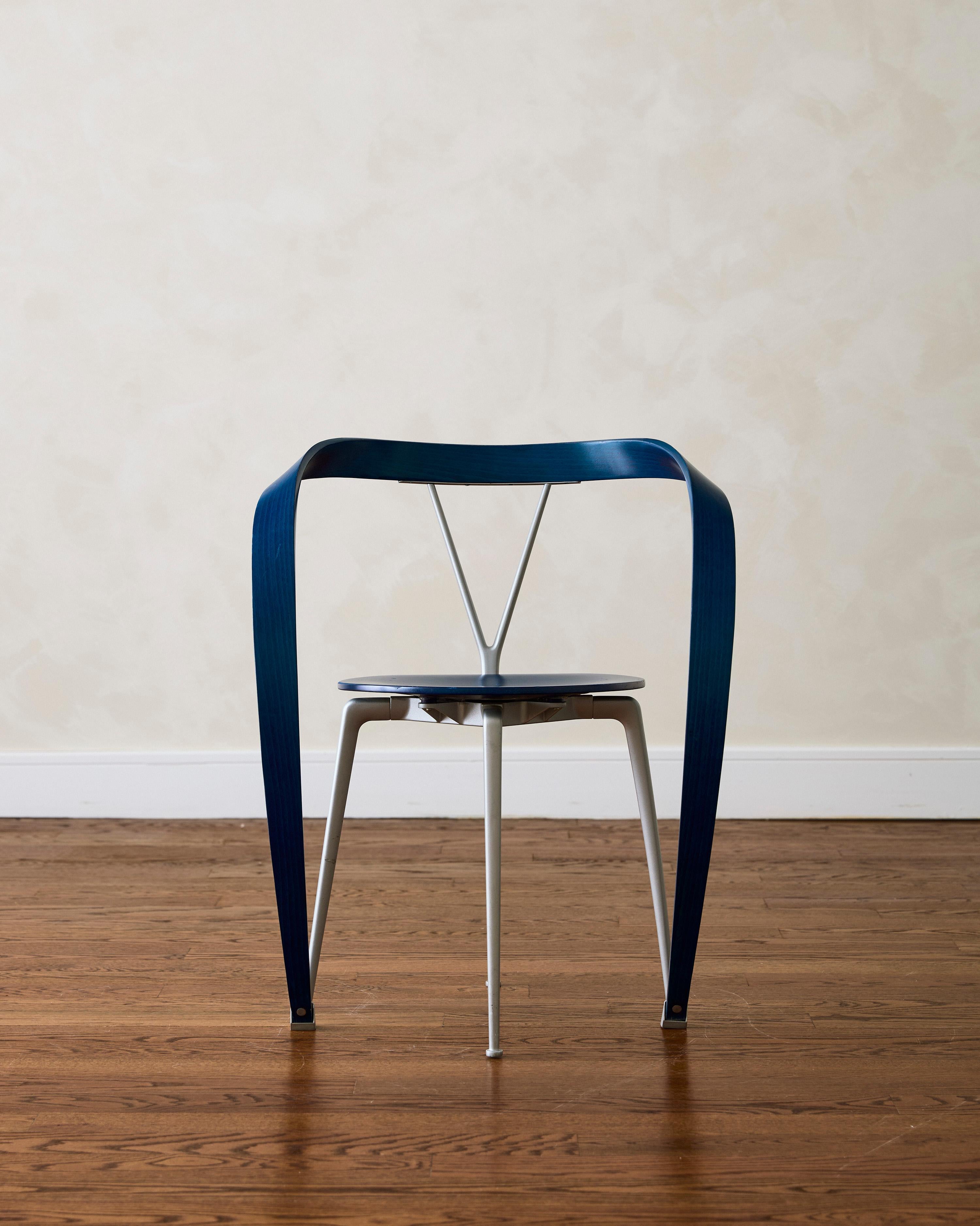 20th Century A Set of Three 'Revers' Dining Chairs by Andrea Branzi