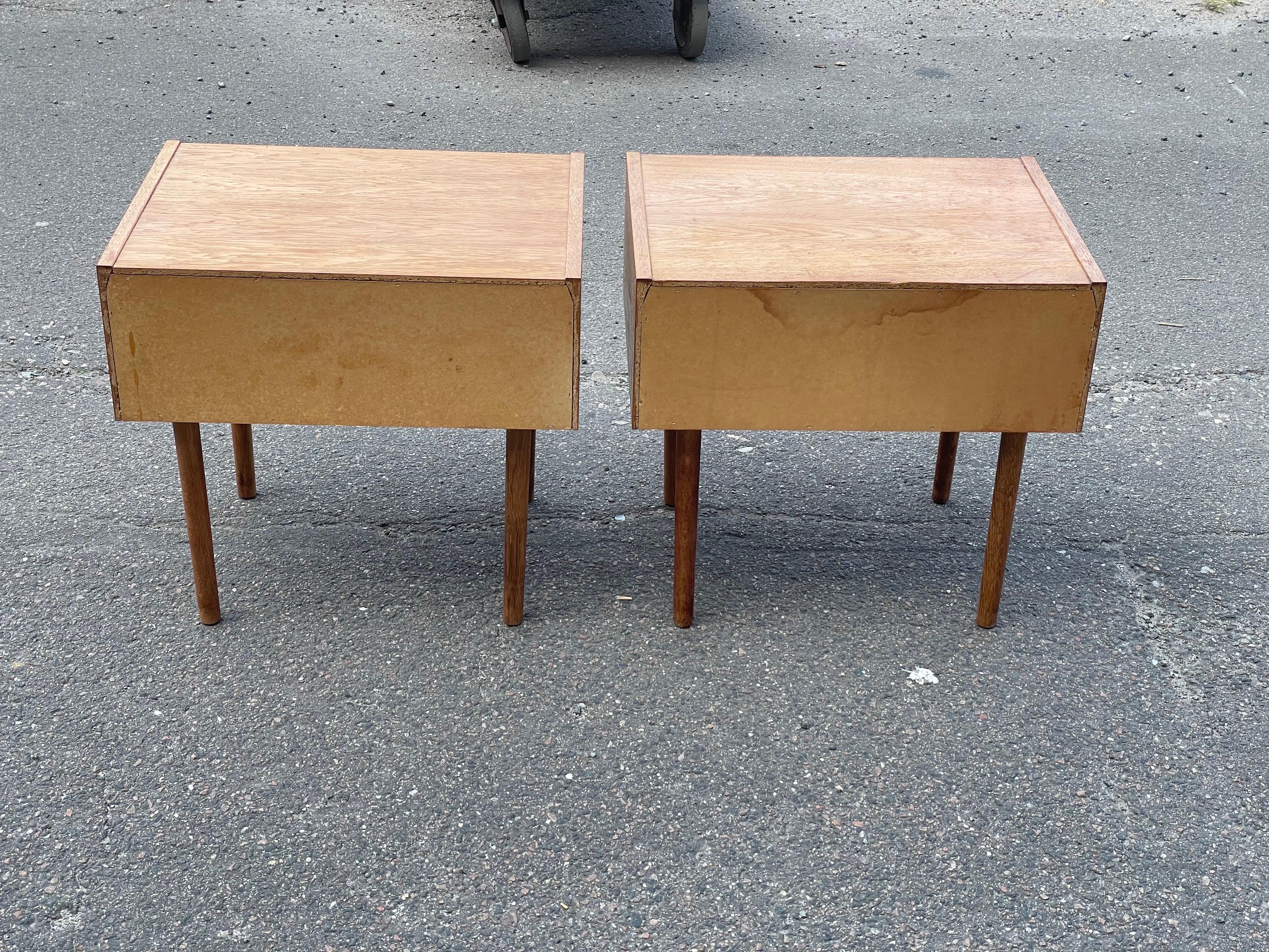 Set of Spacious Danish Mid-Century Modern Nightstands from the 1960s For Sale 11