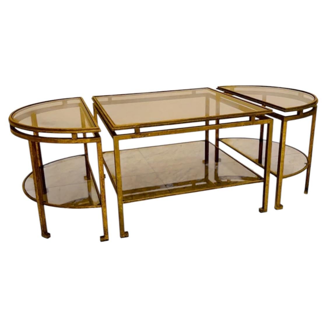 A Set Of Tables By Henri Pouenat For Maison Ramsey
