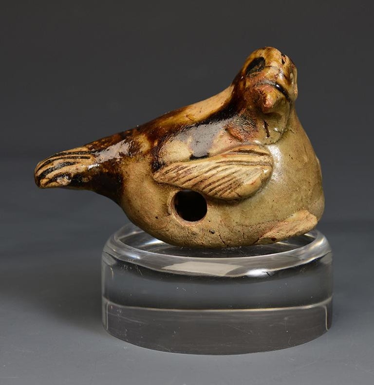 Set of Tang Dynasty, Antique Chinese Pottery Musical Instrument in Bird ...