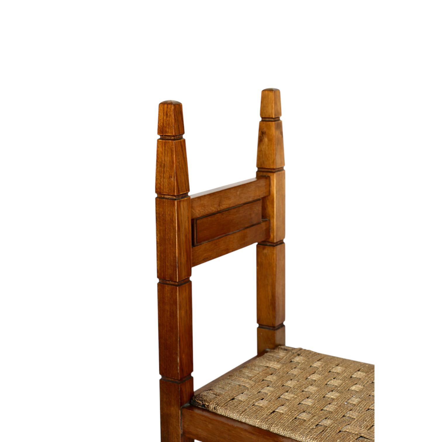 Un ensemble de dix chaises. Italie années 40. en vente 3