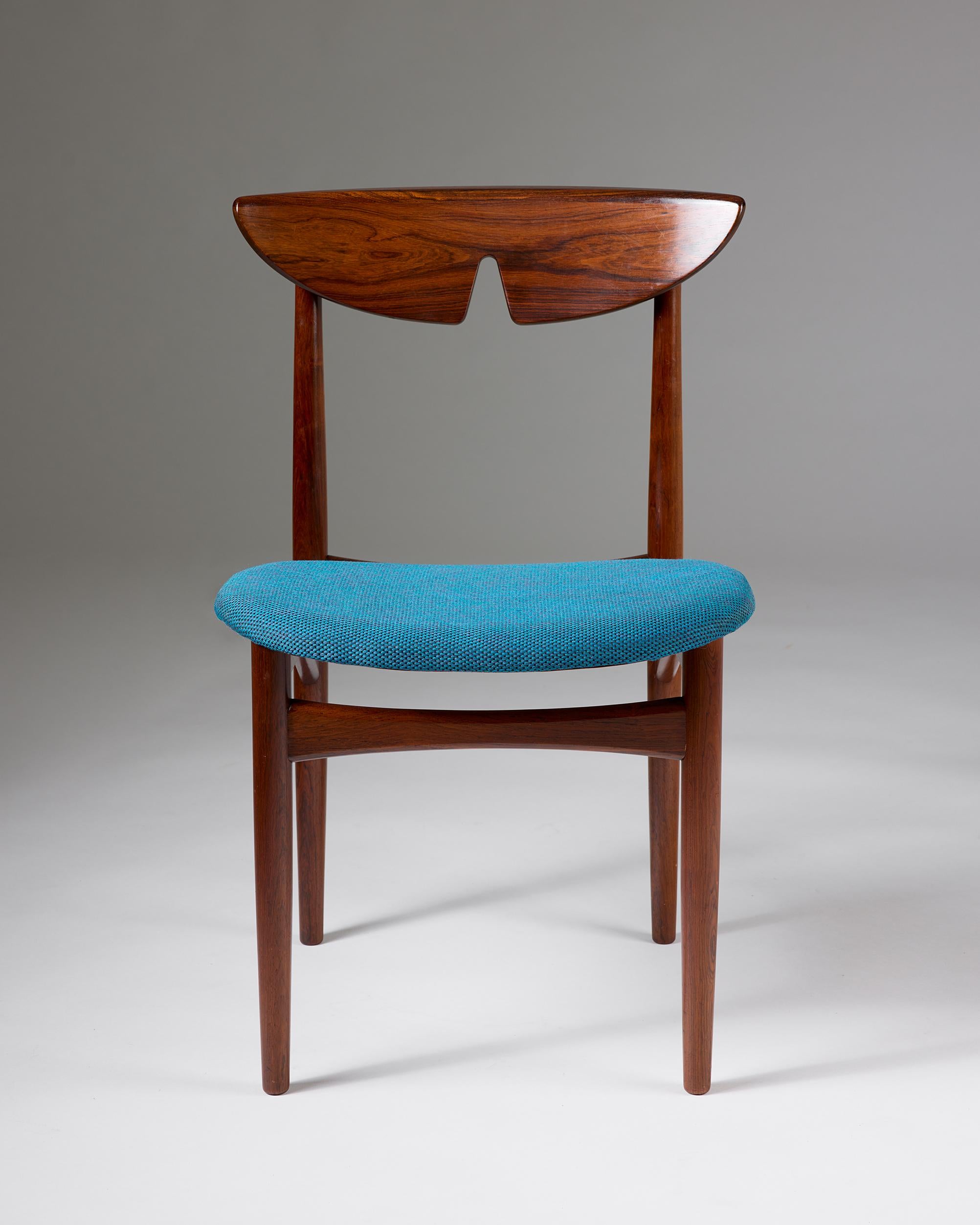 Zehn Stühle aus Palisanderholz Kurt Østervig Dänemark, 1960er Jahre im Zustand „Gut“ im Angebot in Stockholm, SE