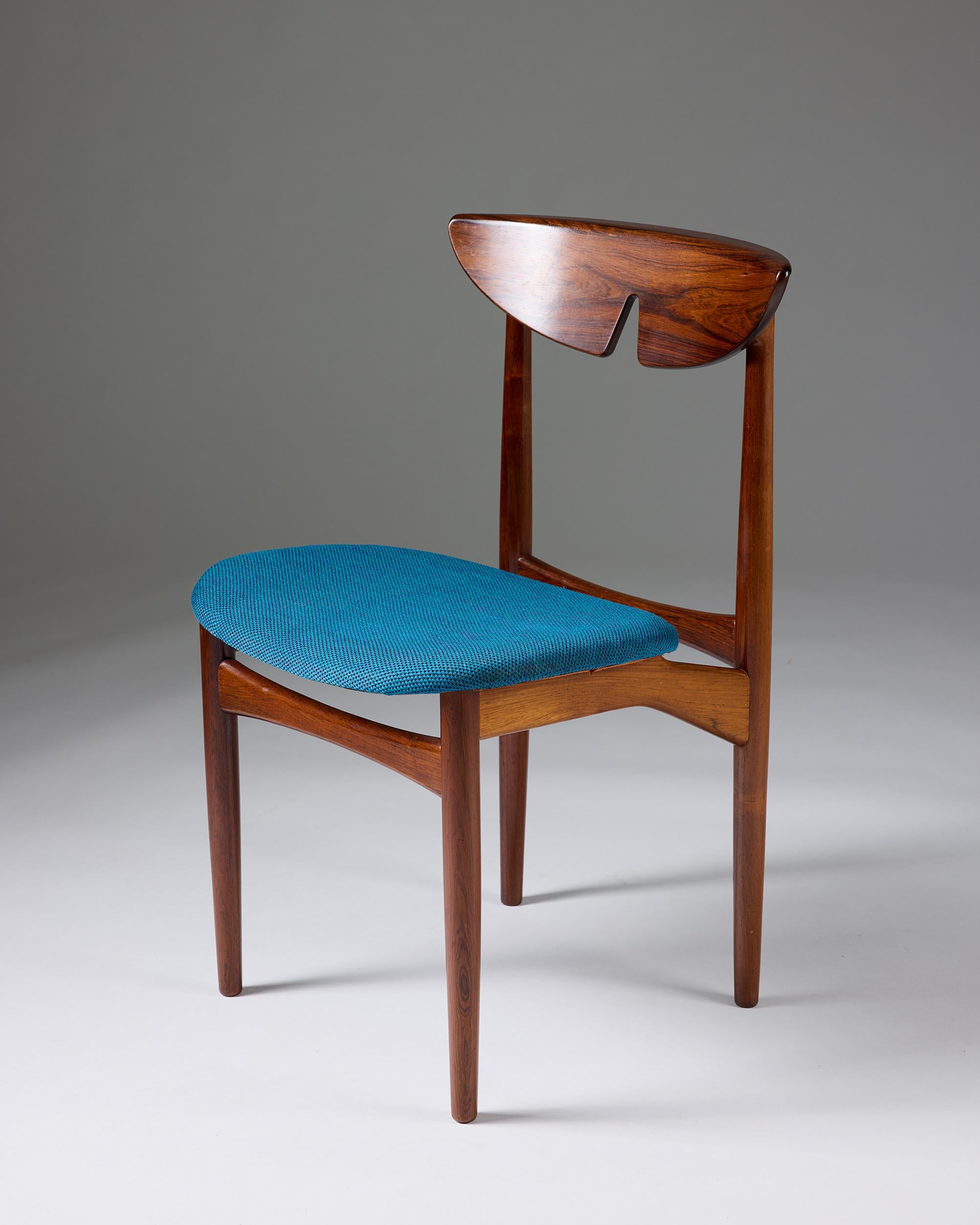 Zehn Stühle aus Palisanderholz Kurt Østervig Dänemark, 1960er Jahre (20. Jahrhundert) im Angebot