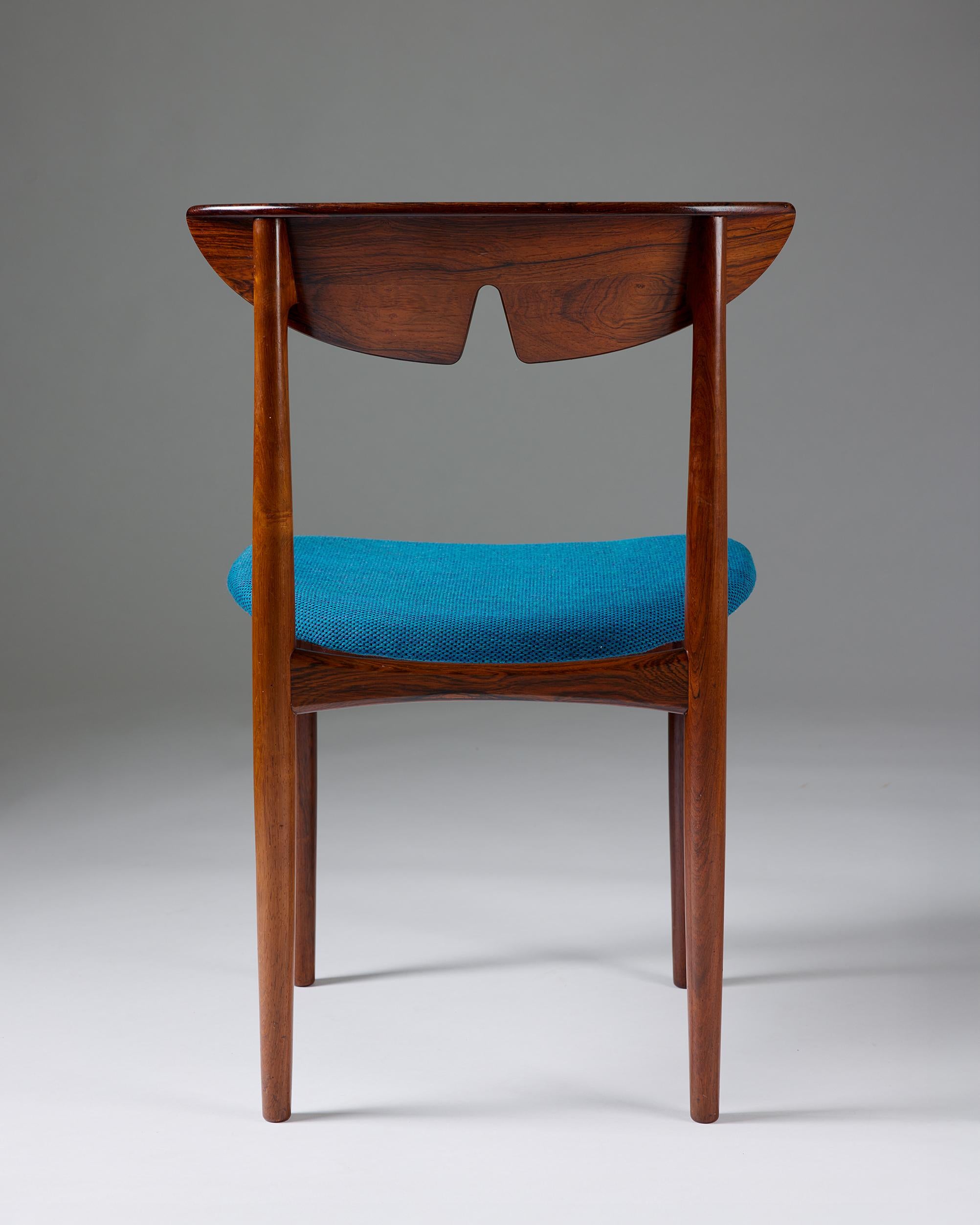 Zehn Stühle aus Palisanderholz Kurt Østervig Dänemark, 1960er Jahre im Angebot 1