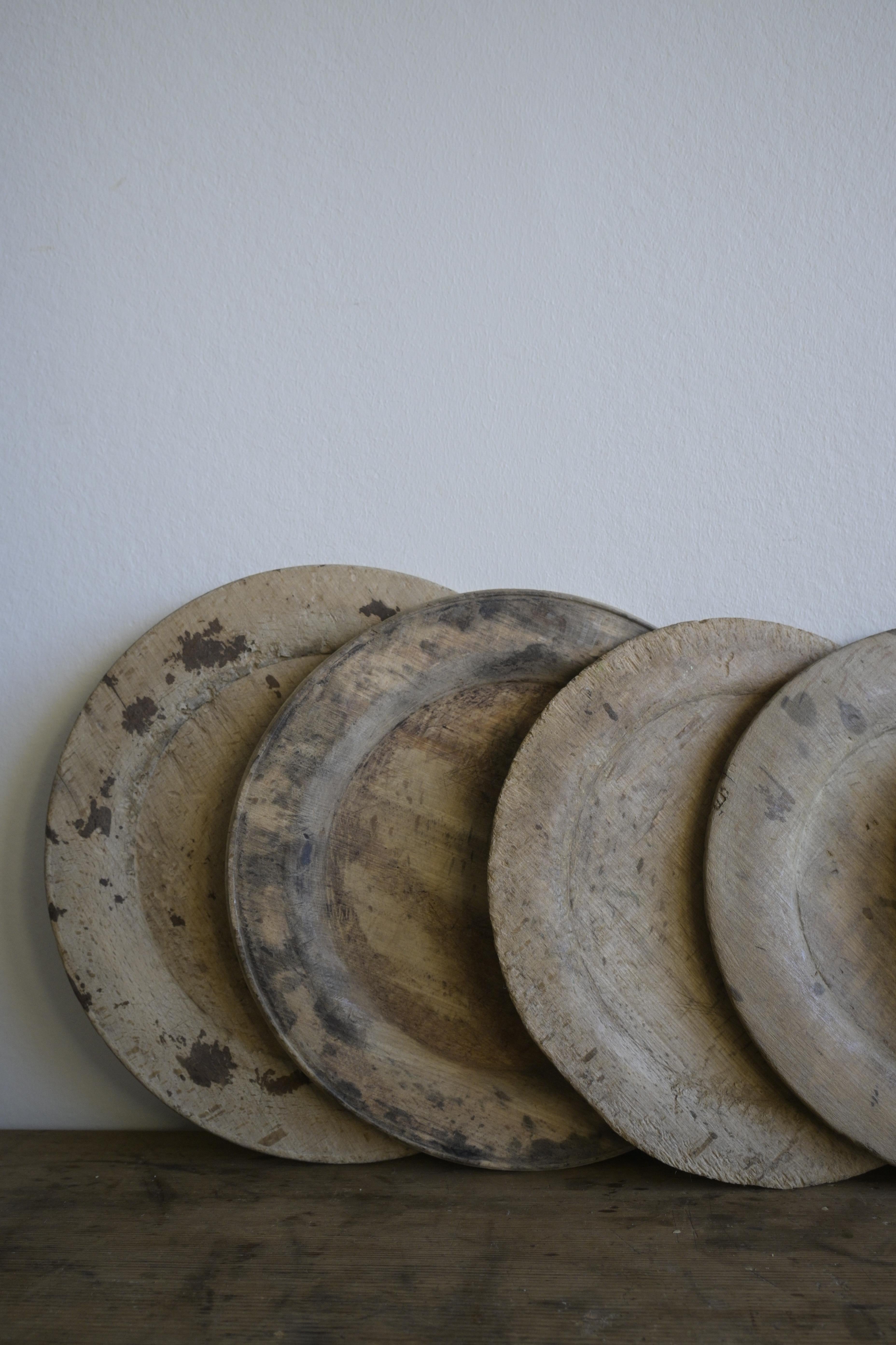 Conjunto de diez pequeños platos suecos ca 1850 siglo XIX en venta