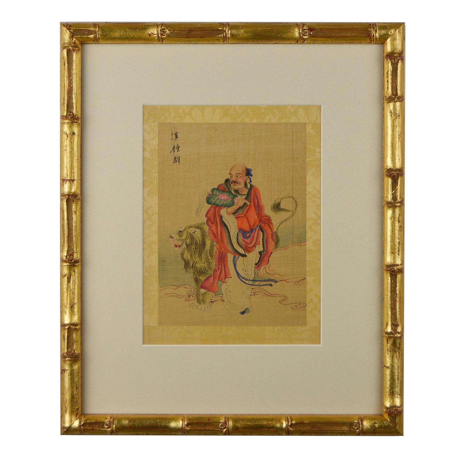 20th Century Set of Ten Watercolours of the Chinese Immortals