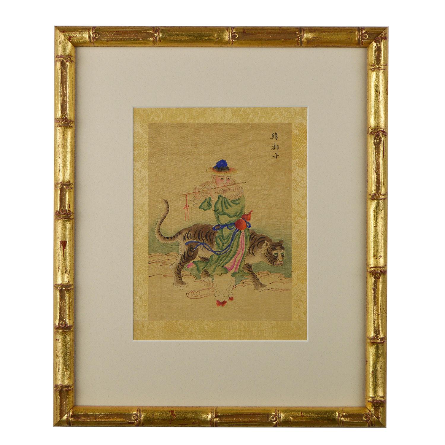 Set of Ten Watercolours of the Chinese Immortals 1