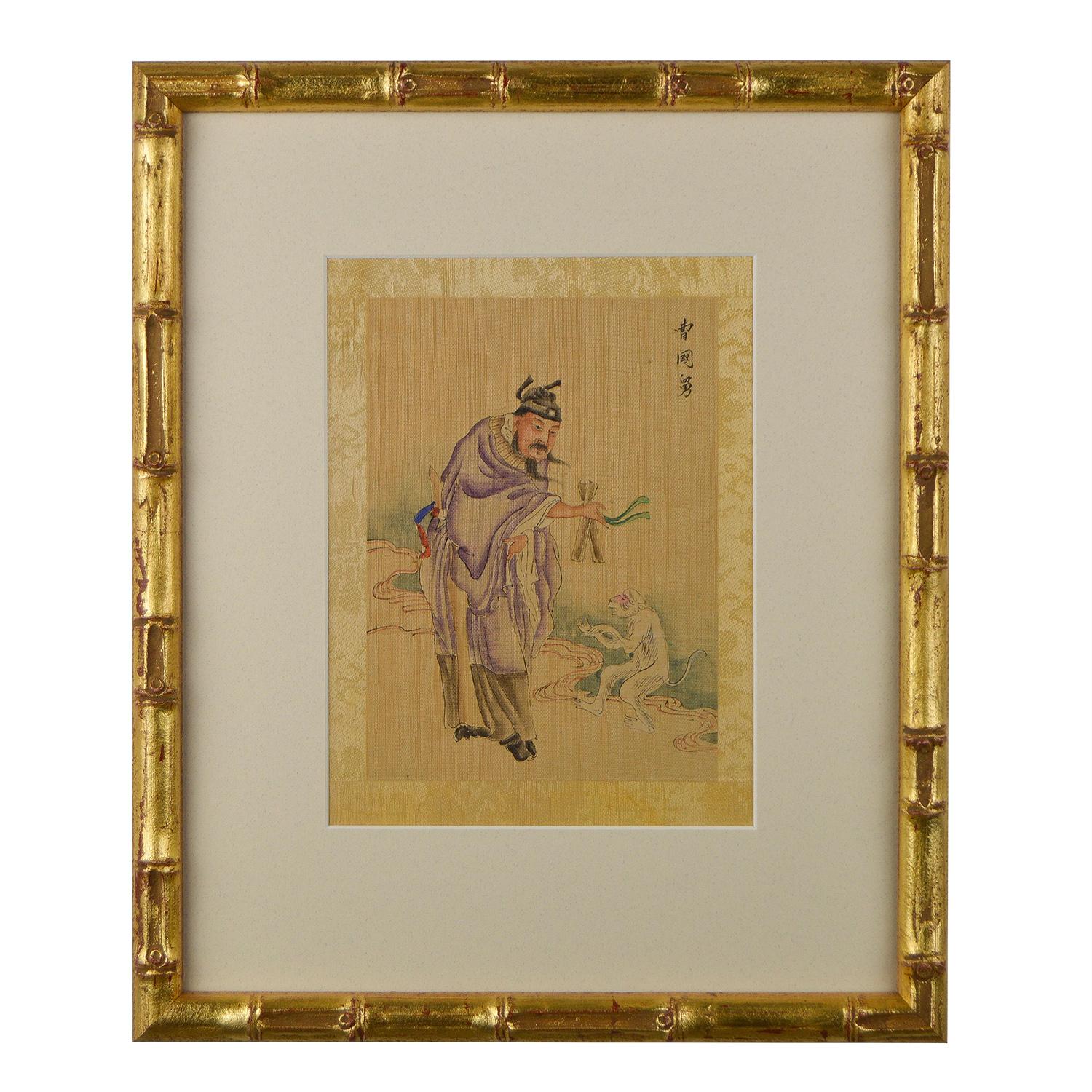 Set of Ten Watercolours of the Chinese Immortals 3