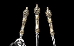 Set of Three 19th Century Fire Irons