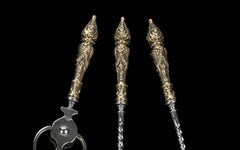 Set of Three 19th Century Fire Irons