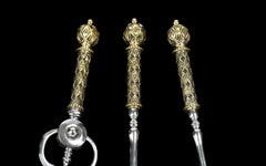 Set of Three 19th Century Fire Irons