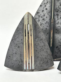A Set of Three Ceramic Sculptures, Emili Biarnès, Cervià de Ter, c. 2000