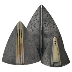 Conjunto de tres esculturas de cerámica, Emili Biarnès, Cervià de Ter, c. 2000