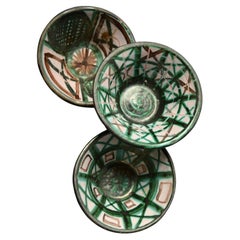 A set of three ceramics by Robert Picault - France - 1950