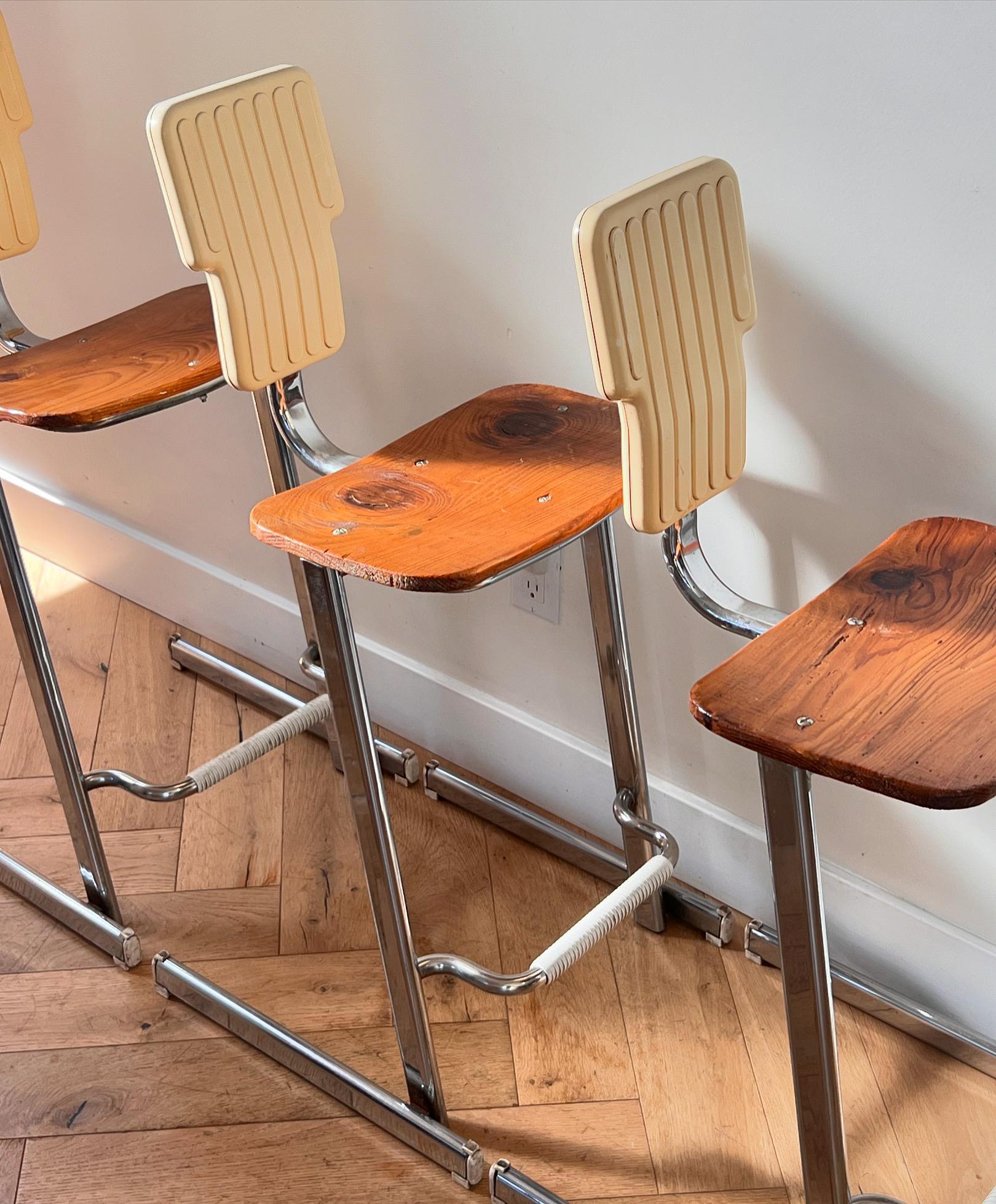 A set of three “Condor” stools by Andries And Hiroko Van Onck for Magis, c. 1980 5