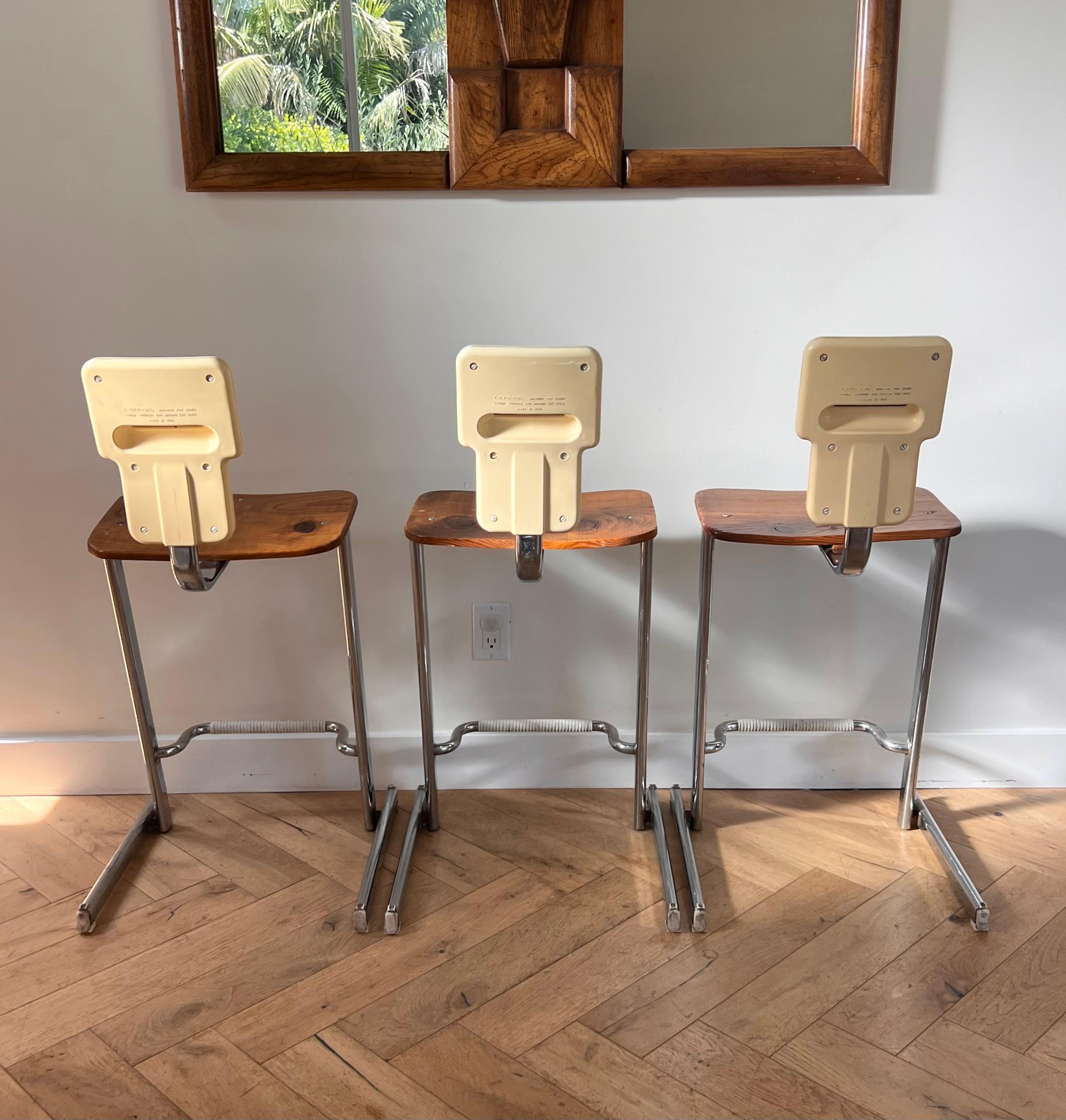 A set of three “Condor” stools by Andries And Hiroko Van Onck for Magis, c. 1980 8