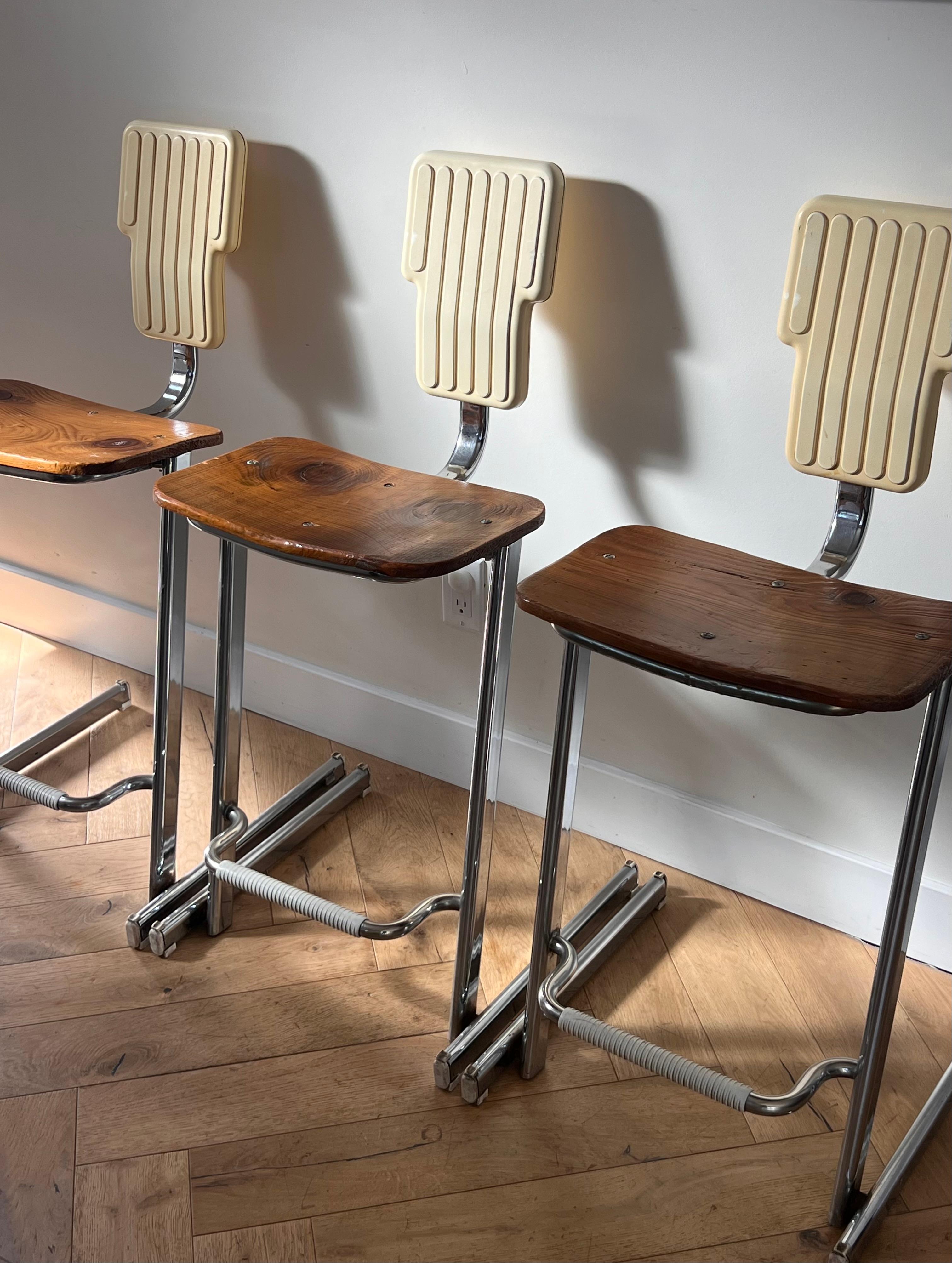 A set of three “Condor” stools by Andries And Hiroko Van Onck for Magis, c. 1980 10