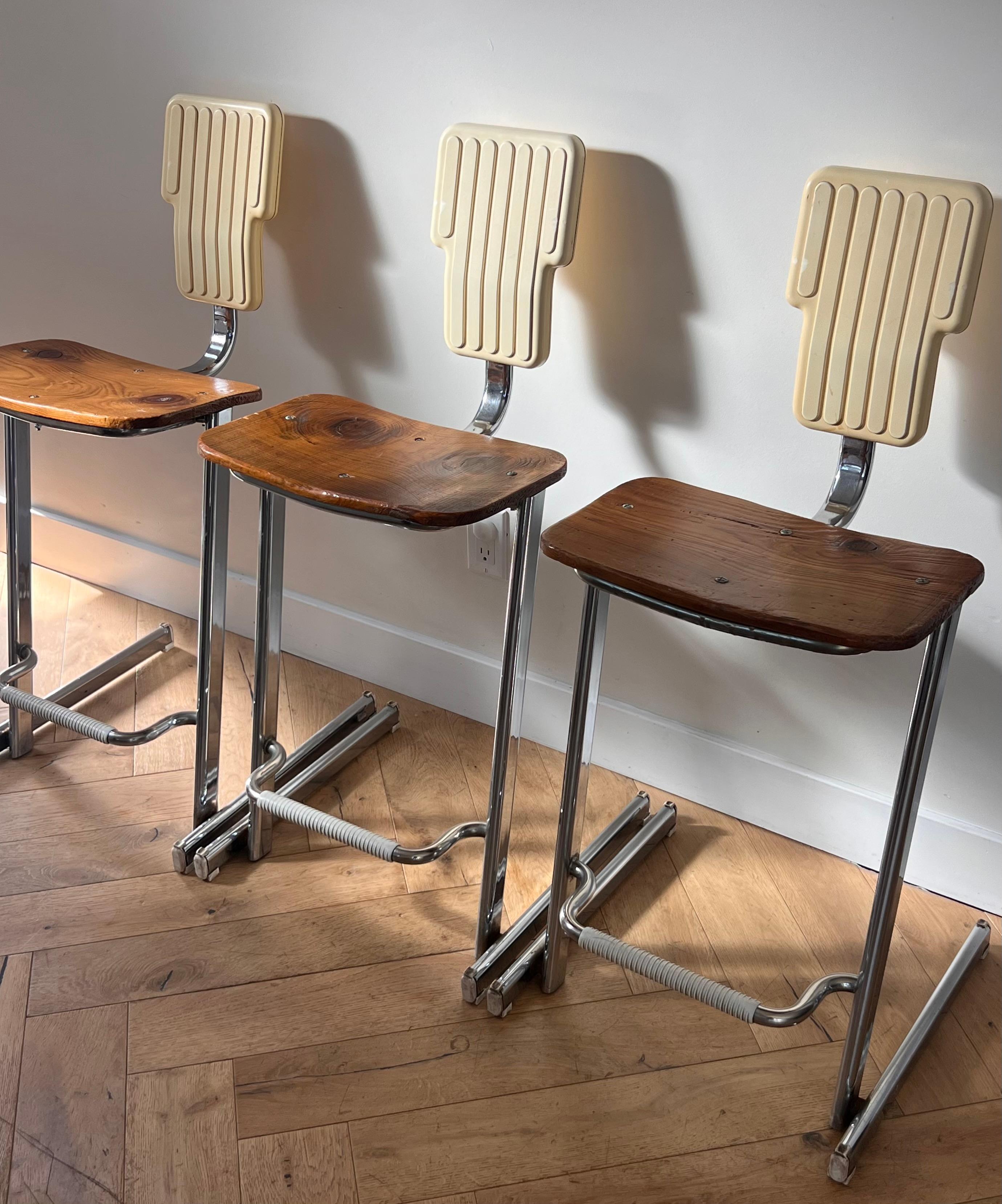 Italian A set of three “Condor” stools by Andries And Hiroko Van Onck for Magis, c. 1980