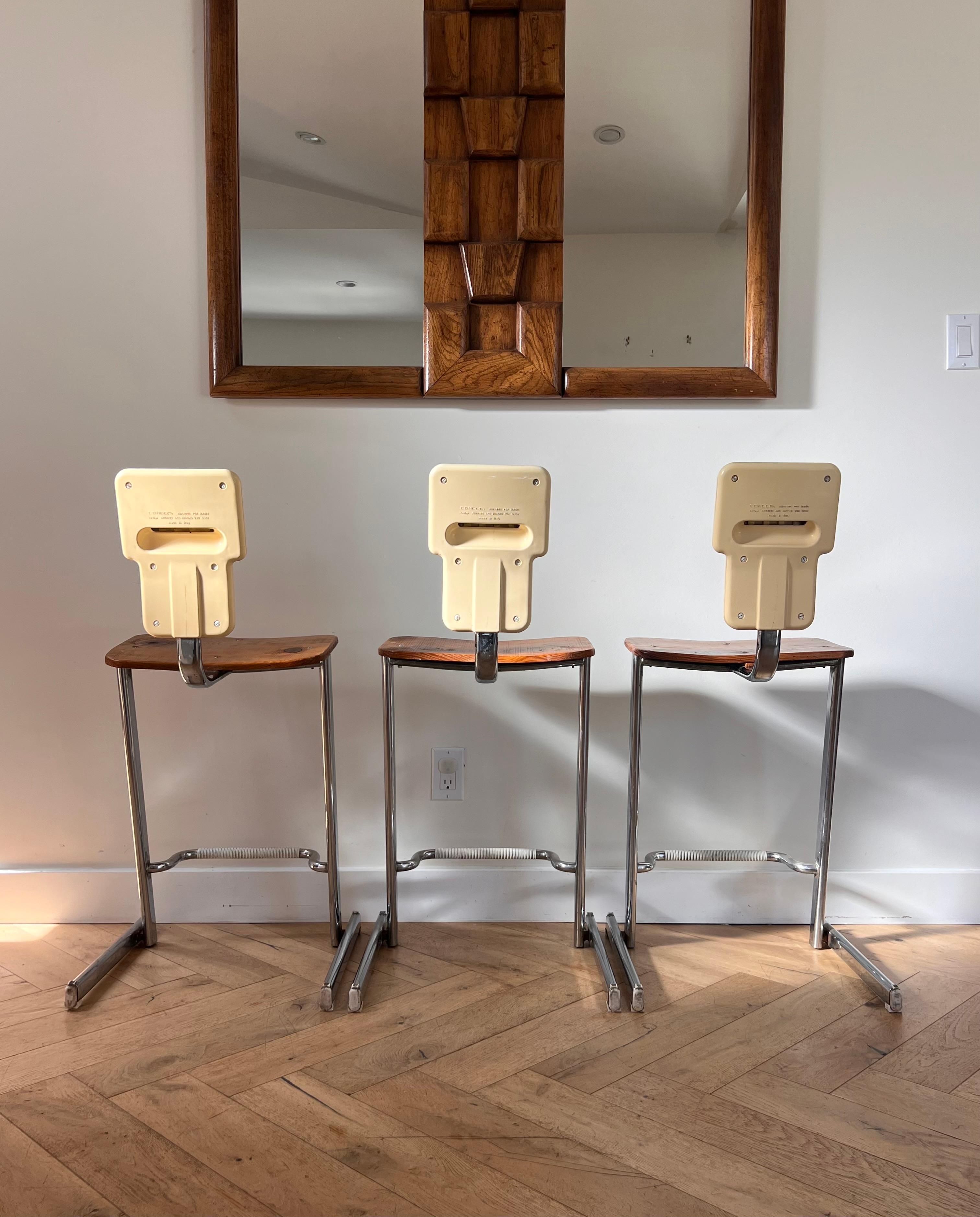 A set of three “Condor” stools by Andries And Hiroko Van Onck for Magis, c. 1980 1