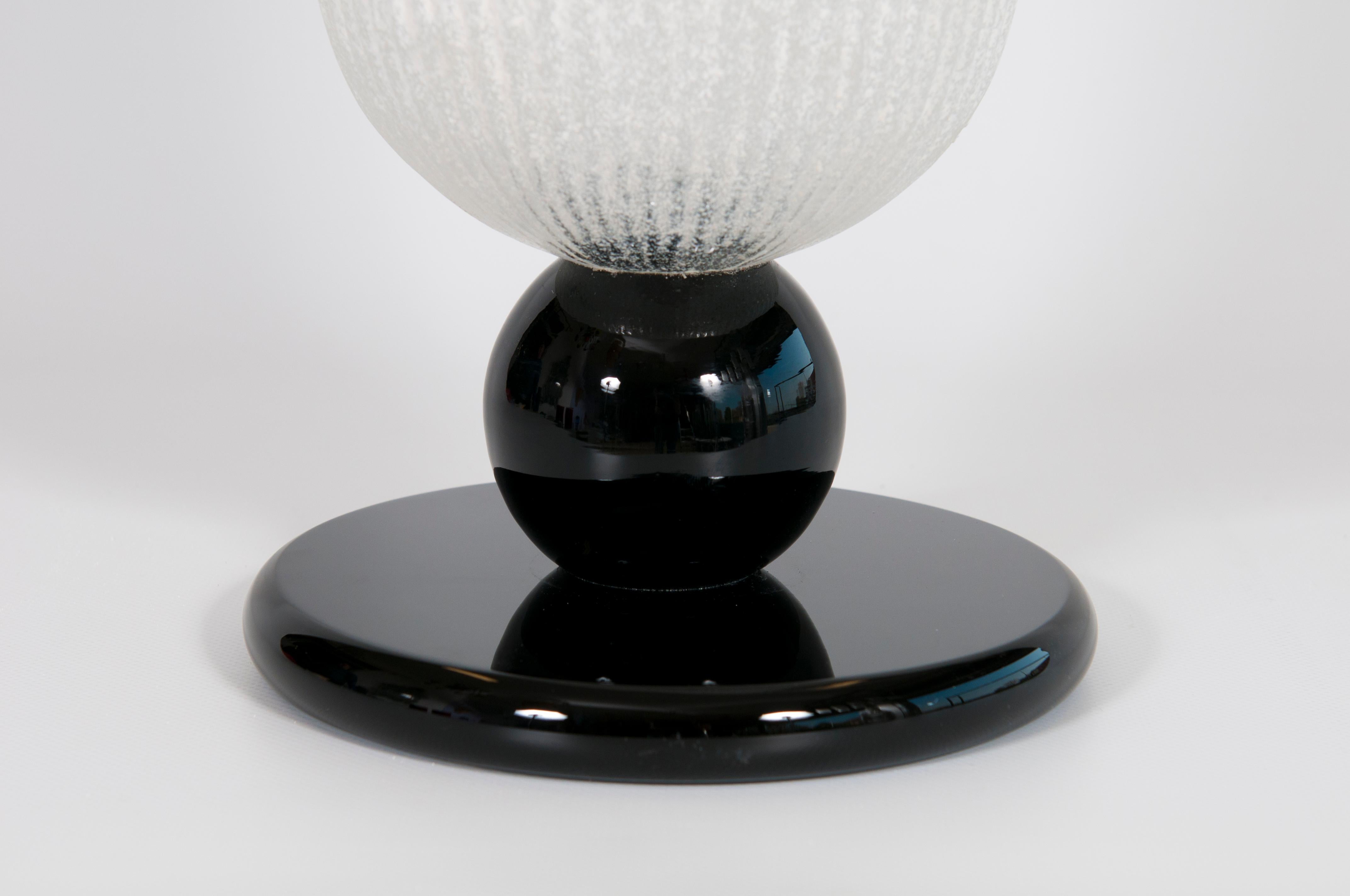 Set di tre iconici vasi italiani della metà del secolo scorso di Seguso, Murano anni '80 in vendita 4